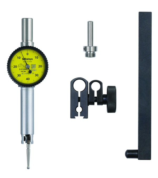 Dial Test Indicator, Pocket Type 0.8mm, 0.01mm, D=8 mm Stem 513-517T