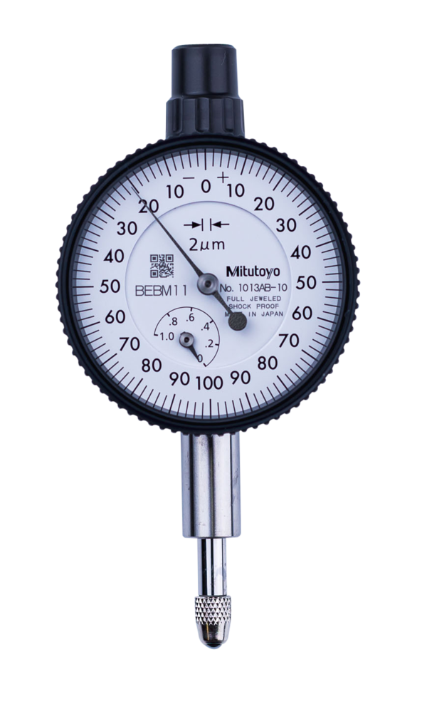 Dial Gauge, Lug Back, ISO Type Jewelled Bearing, 1mm, 0,002mm 1013S-10
