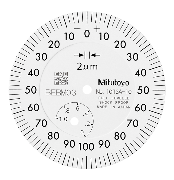 Dial Gauge, Lug Back, ISO Type 3,5mm, 0,01mm 1040S