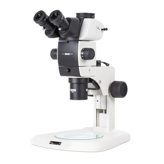 Motic SM7TR-TLED APO1X Trinocular Plan Achromat Microscope 8X-56X with 10x Eyepiece Part no. 1100201800051 30º inclined opaque samples