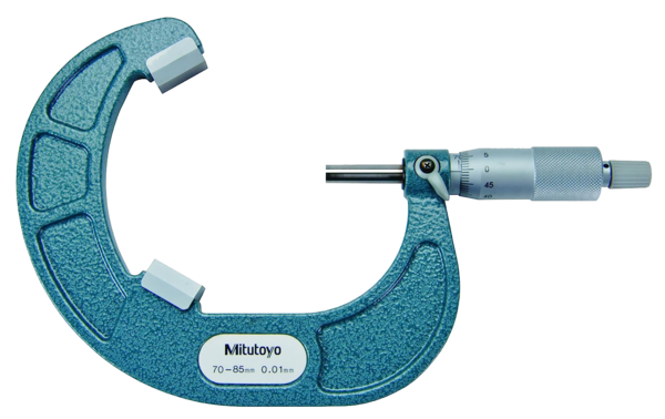Mitutoyo 3 Flute V-Anvil Micrometer 70-85mm 114-106