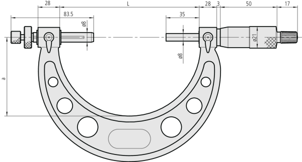 Mitutoyo Gear Tooth Micrometer 275-300mm 124-195