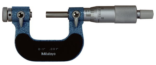 Screw Thread Micrometer Interchangeable Tips, 0-1" 126-137