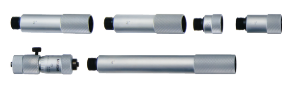 Tubular Inside Micrometer, 2-12" 137-217 Carbide measuring Faces