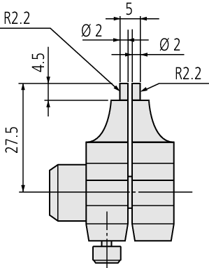 Mitutoyo Caliper Jaw Inside Micrometer 5-30mm 145-185