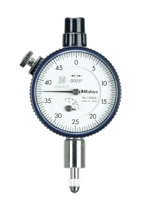 Dial Gauge, Lug Back, ANSI/AGD Type 0,125", 0,0005" 1506F
