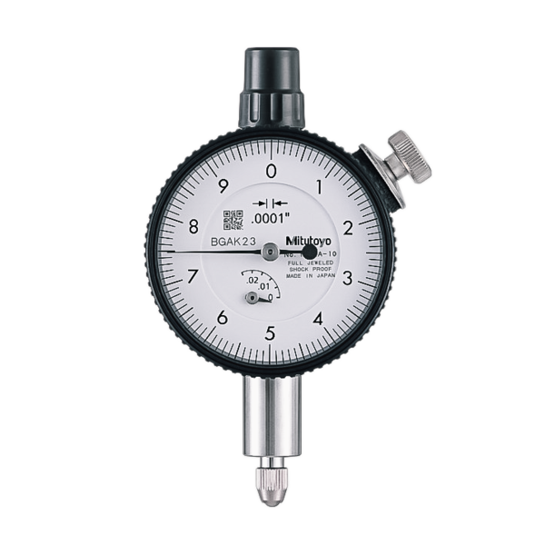 Dial Gauge, Lug Back, ANSI/AGD Type Jewelled Bearing, Shockproof, 0,025", 0,0001" 1802A-10