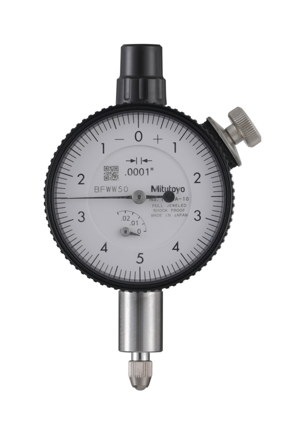 Dial Gauge, Lug Back, ANSI/AGD Type Jewelled Bearing, Shockproof, 0,025", 0,0001" 1803A-10
