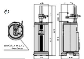 Mitutoyo i-Checker Series 170 Inspection Instrument for Dial Indicator, with ø8mm bushing - 170-321D