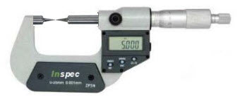 Inspec Digital point micrometer 15°, Code 232-41-510 Range 0-1"/0-25mm resolution .001mm/.00005"