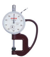 Peacock Dial Thickness Gauge Graduation .01mm x 10mm Throat 20mm Model G