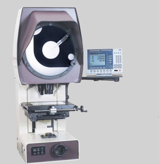 ST Industries 20-4800-00 Optical Comparator Description : with QC 321E DRO with Edge Sensing 4"X8" Stage