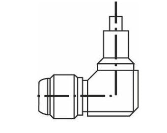 Schwenk OSIMESS 62500008 Angle piece 90° .95-20.6mm Range