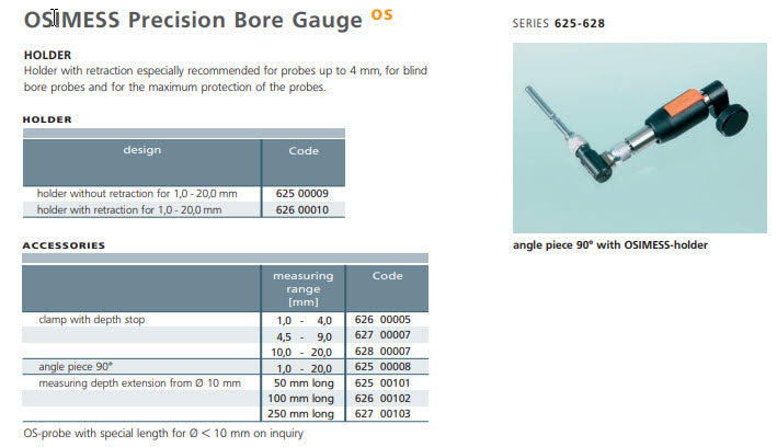 Schwenk OSIMESS 62500008 Angle piece 90° .95-20.6mm Range
