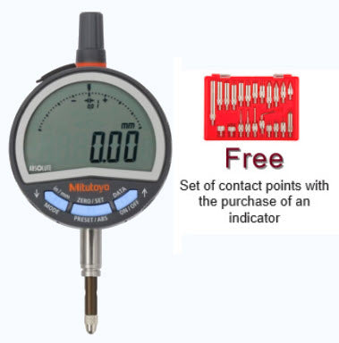 Mitutoyo 543-716 (0.01mm/.0005") Lug Back ABSOLUTE Low Force ID-C Digital Indicator 0-12.7mm (0-0.5″)