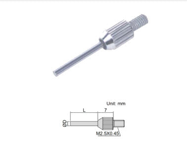 Needle Point INSIZE d=0.45mm, 5mm, Steel (6282-1702)