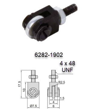 Steel Roller Point INSIZE 6282-1902 4 x 48 thread UNF