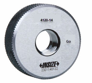 Insize 4120-14 go ring gauge M14 x 2 Go Ring Gauge Class 6g tolerance. Thread Standard: ISO1502