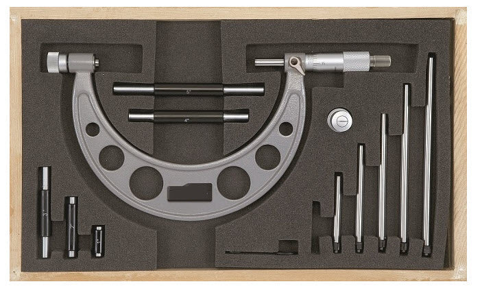 MHC 11-042 Interchangeable Micrometer 0-150mm x .01mm