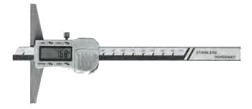 Quality Tools Digital Depth Gauge 10-173 range 0-300mm base 150mm Resolution .01mm/.0005"