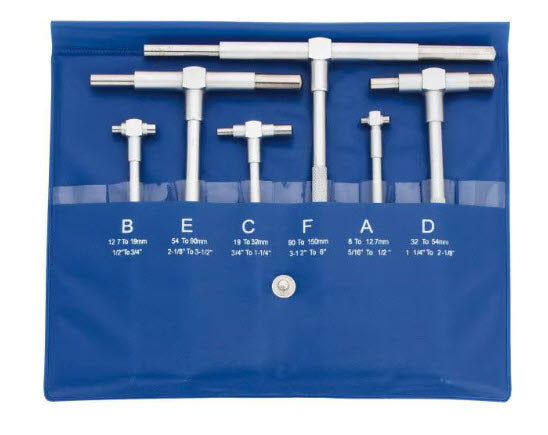 MHC Telescopic Gauge Set 0.313-6"/8-150mm 615-6610