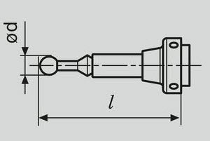 Stylus MarTest 802 NWt Product number: 4304321 802 NWt Stylus ø 6 mm, l = 56.6 mm