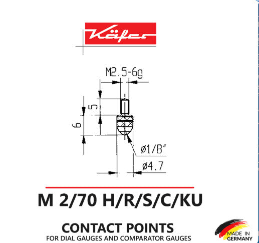 Kaefer M2/70 contact point