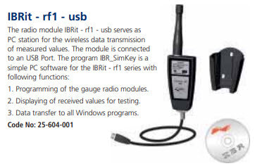Ibrit F604001 IBRIT-RF1-USB PC RADIO MODULE FOR USB