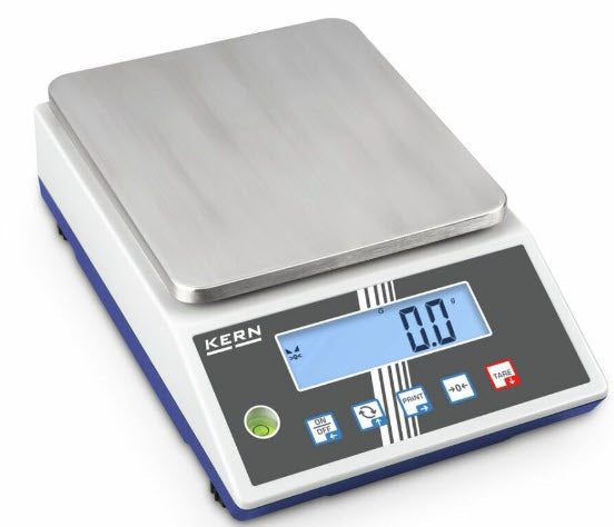 Kern PCB 6000-1 Precision balance The standard in the laboratory, Weighing range 6000g, Resolution .1g, Pan Size 150x170mm, Linearity 0,3g