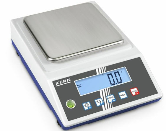 Kern PCB 2000-1 Precision balance The standard in the laboratory, Weighing range 2000g, Resolution .1g, Pan Size 130x130mm, Linearity 0,2g