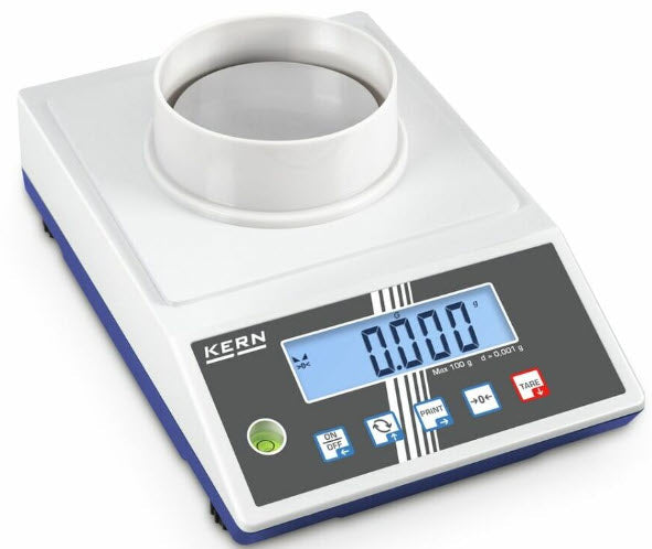 KERN® Precision balance PCB 3000-2, Weighing range 3600g, Readout 0,01 g Pan 130x130mm