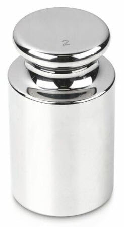 KERN® Test weight 307-12 OIML Class E1, Nominal value 2Kg, Wire, Stainless Steel polished