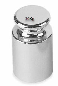 KERN® Test weight 307-15 OIML Class E1, Nominal value 20Kg, Wire, Stainless Steel polished