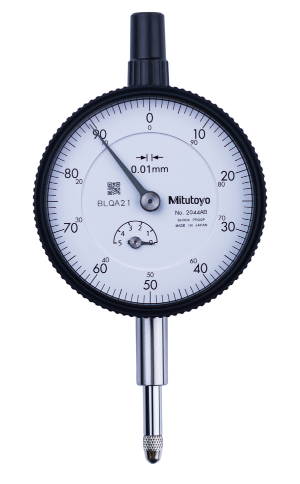 Standard DTI, Flat Back, ISO Type, 5mm, 0,01mm 2044AB