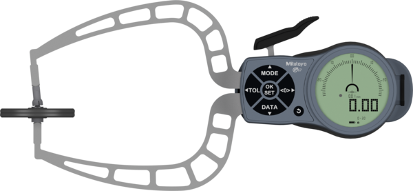 Kroeplin External Digital Caliper Gauge K330T, 0-30mm With Disc 50mm ( Mitutoyo Equivalent 209-953)