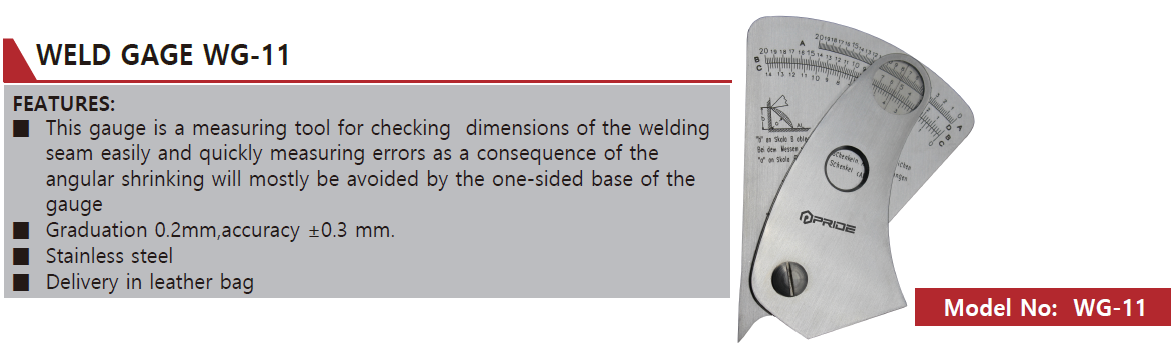 WG-11 Weld Gage