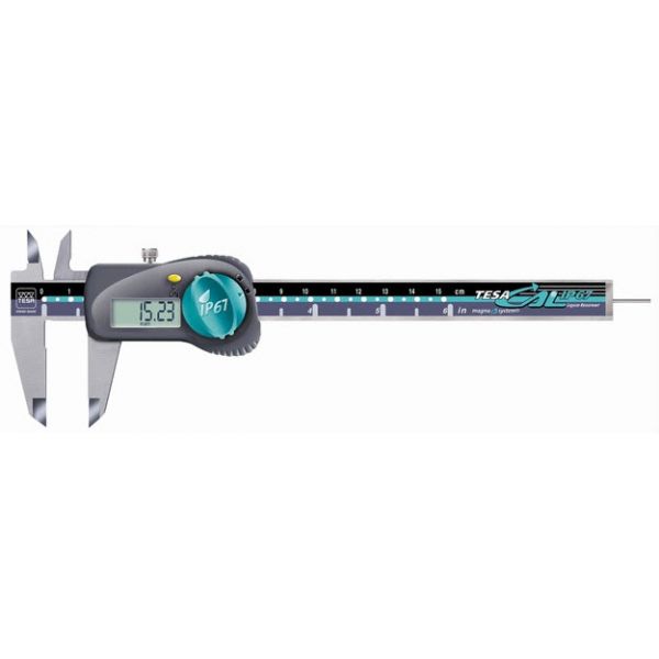 Tesa TESA CAL IP67 magna µ system 0-150mm/0-6" Caliper Resolution .01mm/.0005" 00530300