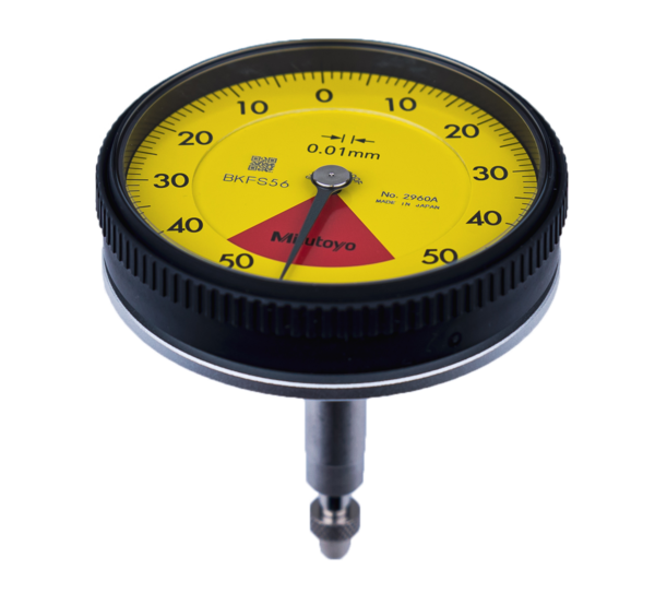 Dial Gauge, ISO Type Back Plunger Design, One Revolution, Shockproof, 1mm, 0,01mm 2960F