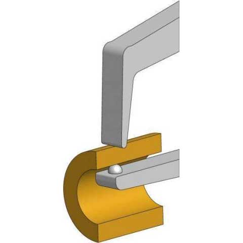 Kroeplin Analogue Tube Wall Caliper Gauge 0-10mm, 0.005mm D1R10S (Mitutoyo Equivalent 209-401)