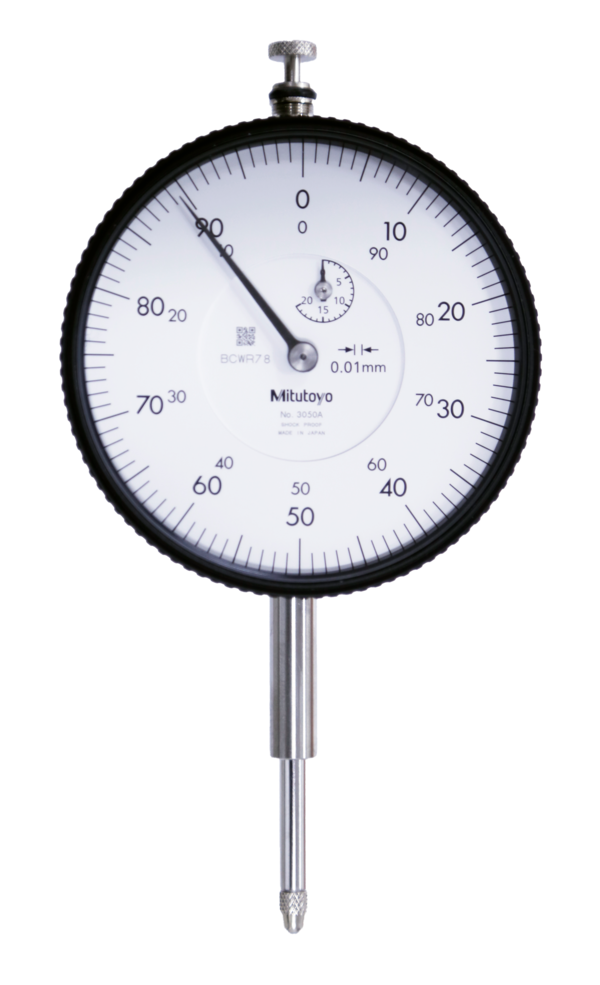 Dial Gauge, Lug Back, ISO Type 20mm, 0,01mm 3050S