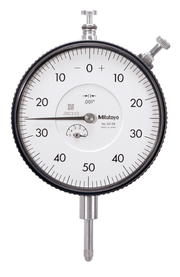 Dial Gauge, Lug Back, ANSI/AGD Type 0,5", 0,001" 3415S