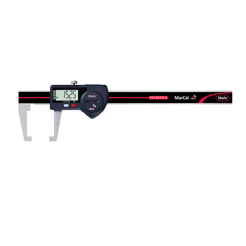 Digital Groove calipers Neck Jaw Type MarCal 16 EWR-AA 4103079 Measuring range: 0 - 150 mm Resolution mm/inch: 0.01 / .0005"