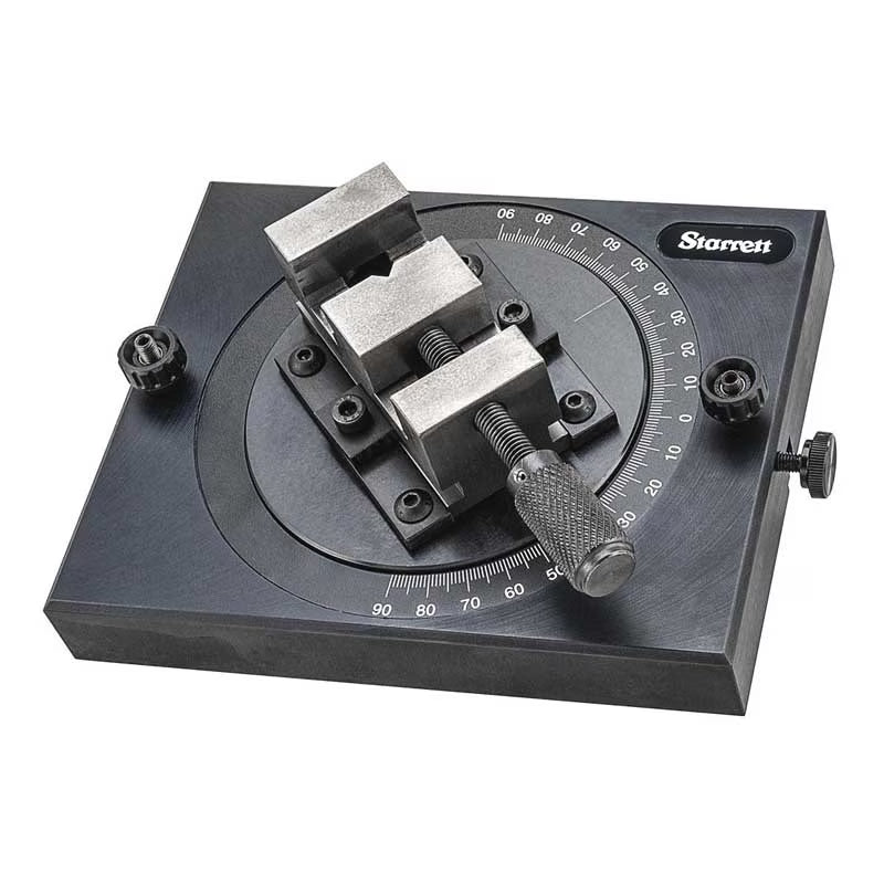Starrett 4H003 Precision Rotary Vice with 32mm Jaw Capacity