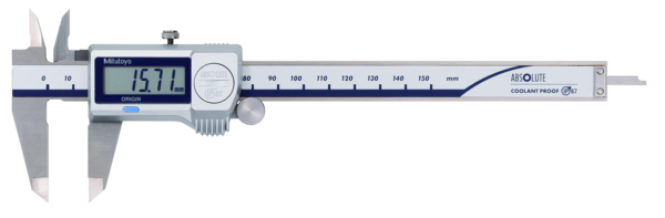 Mitutoyo Digital ABS Caliper Coolant Proof IP67 0-150mm x .01mm 500-702-20 IP67