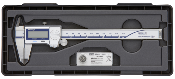 Mitutoyo Digital ABSOLUTE Coolant Proof IP67 Carbide Caliper 0-150mm(0-6") OD/ID Carbide 500-733-10