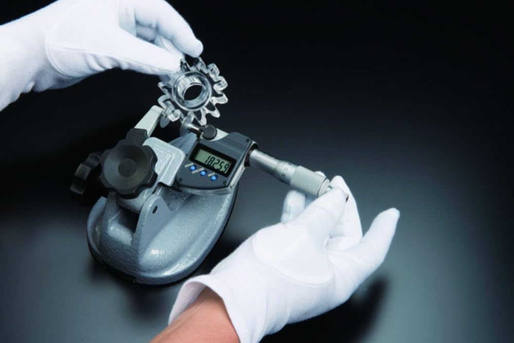 Mitutoyo Digital Disc Micrometer Inch/Metric, 3-4", Non-Rotating Spindle, Disk=20mm 369-353-30 Flat Anvils no Central Recess