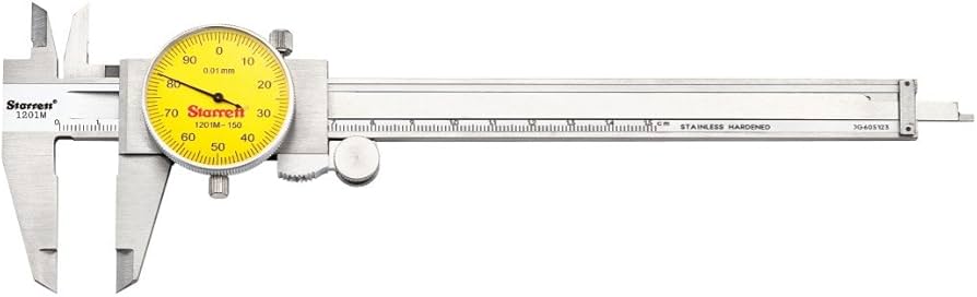 Starrett Dial Caliper 150 X 0.01mm 1201M-150