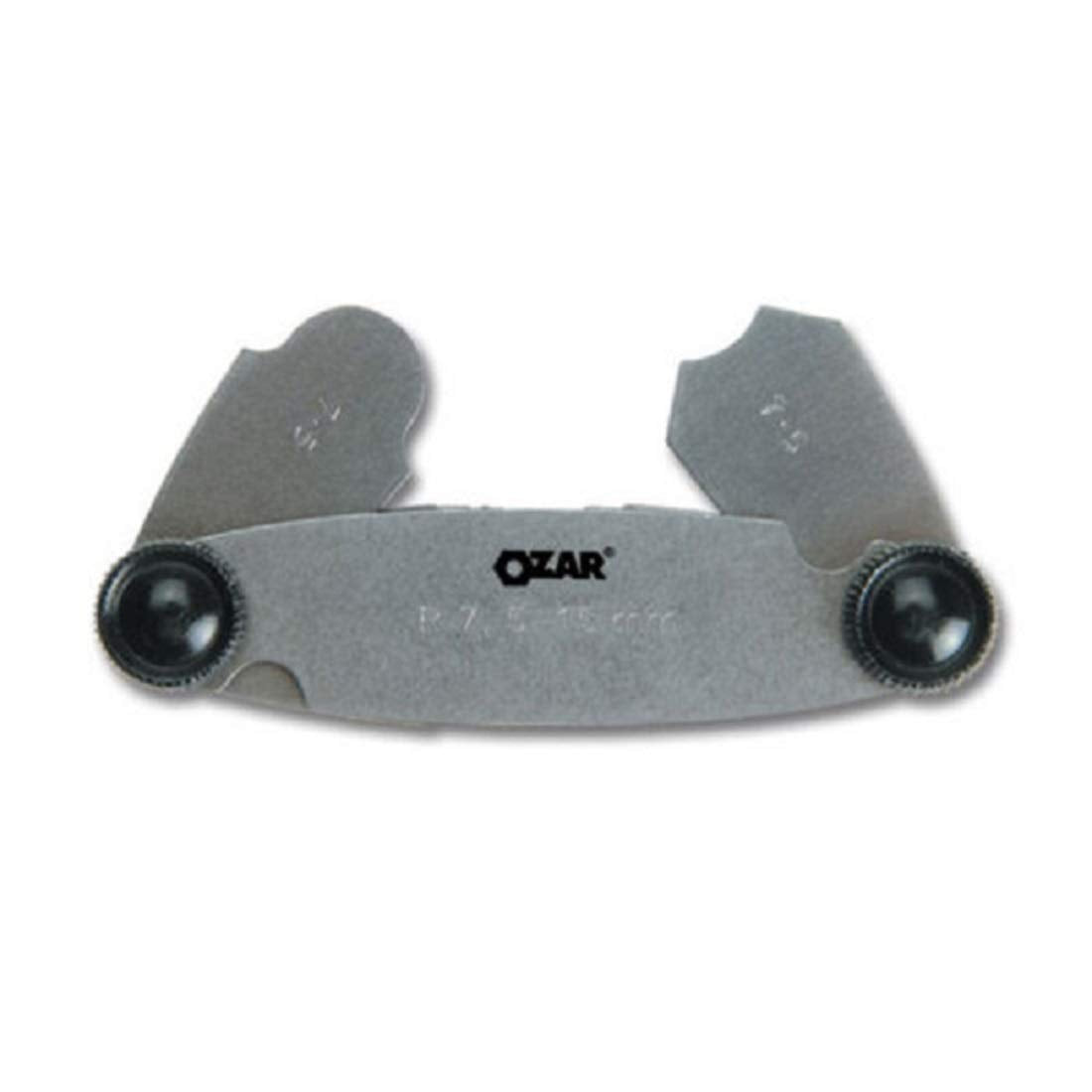 Ozar 5.5 - 13 mm Locking Type Radius Gauge With 0.5 mm Step & 16 Leaves, AGR-2253