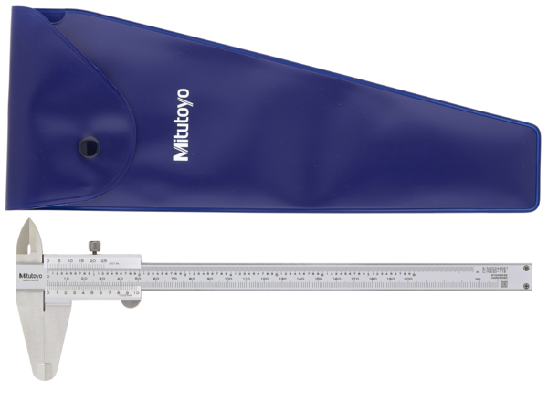 Mitutoyo Vernier Caliper 0-200mm/0-8", 0,02mm, Metric/Inch 530-118