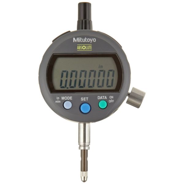 Mitutoyo 543-394B, Low Force IDC Digimatic Indicator, Resolution 0.001mm/0.01mm Range 12.7mm, 8mm Stem, Flat Back Force 0.4N-0.7N